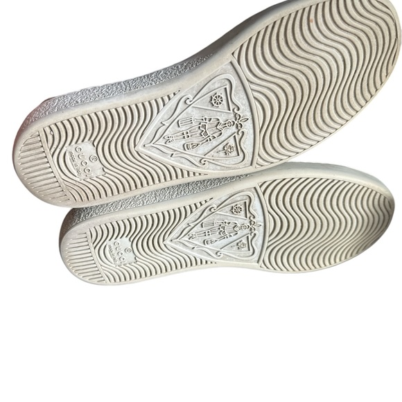 Gucci ACE GG Supreme Canvas Python Sneakers Beige Leather - Picture 7 of 10